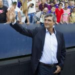 Fotografía de archivo del 27/5/2016 del entrenador del Málaga Juande Ramos transmitida con motivo del mensaje difundido en Twitter por el presidente y propietario del Málaga