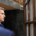 Albert Rivera, en el Congreso de los Diputados