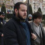 Pablo Hasel a su llegada a la Audiencia Nacional/Ap