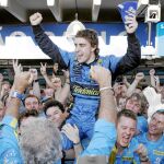 Alonso, en su segundo título mundial en 2006