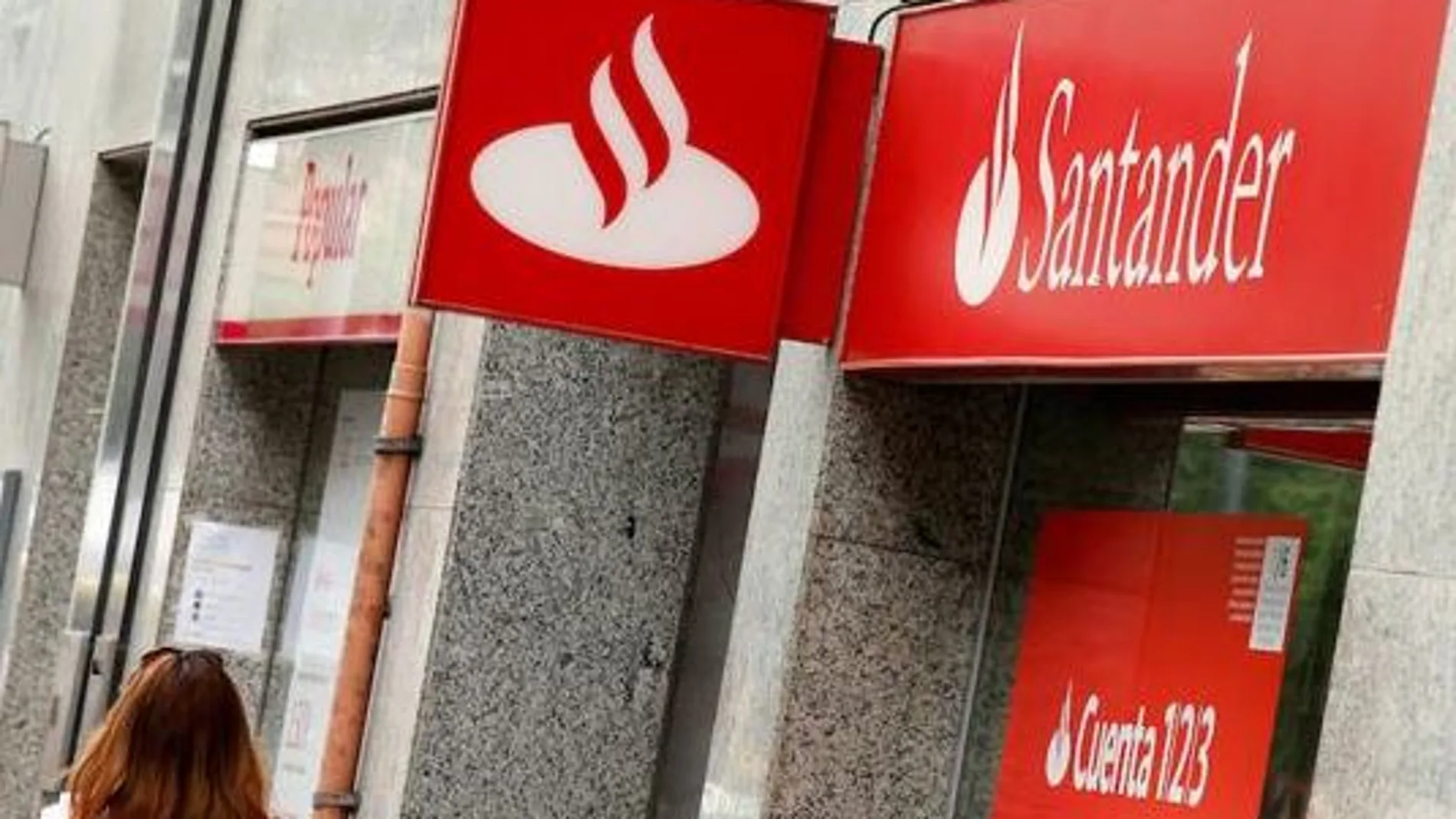 Cajero del banco Santander