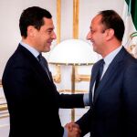 Juanma Moreno y Alfonso Rodríguez Gómez de Celis / Foto: Efe
