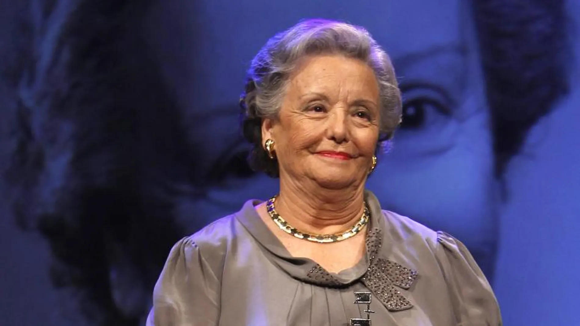 La actriz María Galiana tras recibir el Premio Ciudad de Sevilla del Festival de Cine Europeo (SEFF)
