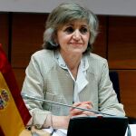 La ministra de Sanidad María Luisa Carcedo, preside la reunión del Consejo Interterritorial de Salud en el que participan los consejeros de las comunidades autónomas.- EFE/Ballesteros