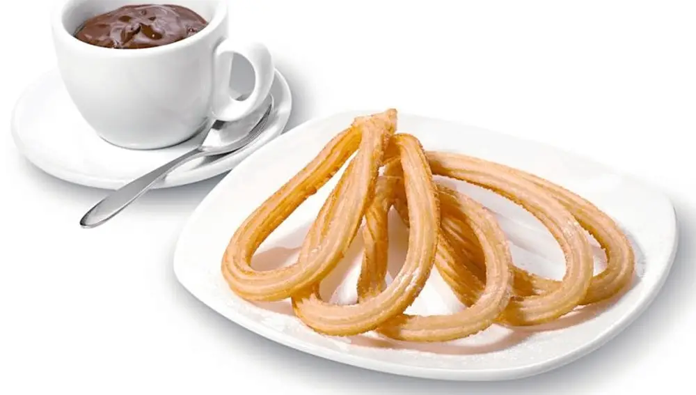 El calorímetro: 4 churros con un vaso de chocolate