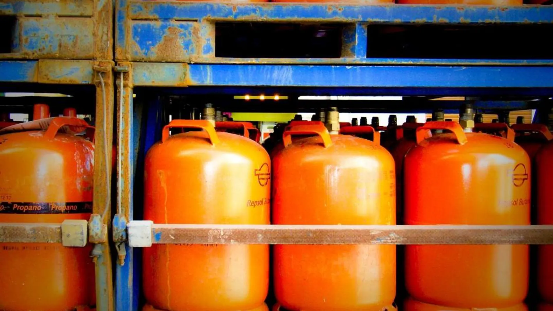 La bombona de butano baja casi un 5%