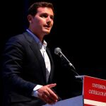 Albert Rivera hoy en la Escuela de Otoño de la Universidad Católica de Ávila. (Foto: Cristina Bejarano)