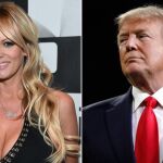 Stormy Daniels y Donald Trump