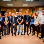 Amat agradeció a los homenajeados su “valentía y arrojo”