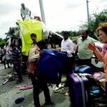 En la imagen, el lugar del accidente.