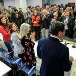 Juanma Moreno fue aclamado en la junta directiva del PP-A