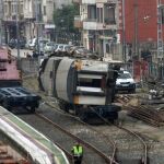 La locomotora siniestrada ha sido retirada hoy de la vía