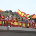 Así fue la bienvenida a España en ‘Vía Augusta’