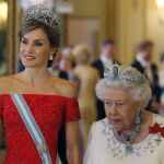 Las Reinas Letizia e Isabel II en su último encuentro