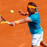 Nadal, durante su última participación en Montecarlo, en 2019. En 2020, el torneo no se disputó por la pandemia