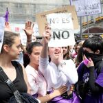 Concentración en Madrid contra la sentencia de La Manada /Foto: Luis Díaz