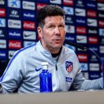 Simeone, en la conferencia de prensa