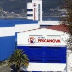 Sede central de la industria de elaboración y transformación de pescado Pescanova en Chapela en el ayuntamiento de Redondela
