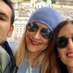 Cristina Cifuentes, junto a sus hijos. Instagram