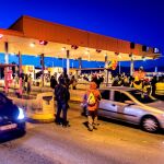 Los CDR levantarán ayer varios peajes de las autopistas catalanas. EFE/Jaume Sellart