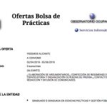 Anuncio de Podemos en la Universidad de Alicante