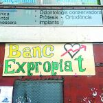 La antigua sucursal bancaria sigue tapiada a día de hoy