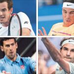 Murray, Nadal, Djokovic y Federer