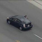 Tensa persecución policial por las calles de Los Ángeles