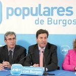 Los parlamentarios Arturo Pascual, Fernando Rodríguez Porres, Carlos Fernández Carriedo y Cristina Ayala