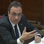Josep Rull, durante el juicio