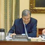 Rufián volvió a protagonizar un bronco debate en la comisión de investigación de la supuesta financiación ilegal del PP en el Congreso, en este ocasión contra Beatriz Escudero