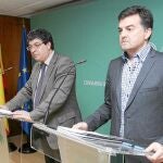 Diego Valderas junto a Antonio Maíllo