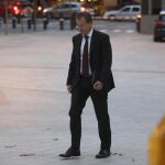 El actual presidente de Abengoa, Antonio Fornieles, a su llegada a la Audiencia Nacional