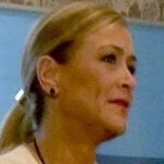 Cristina Cifuentes, en un acto con la policía esta semana