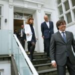 Puigdemont, ayer durante la inauguración en Copenhague de la nueva delegación del Gobierno de la Generalitat en los países nórdicos.