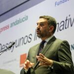 El consejero de Turismo y Deportes, Javier Fernández, en los desayunos de Ep