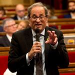 El presidente de la Generalitat, Quim Torra