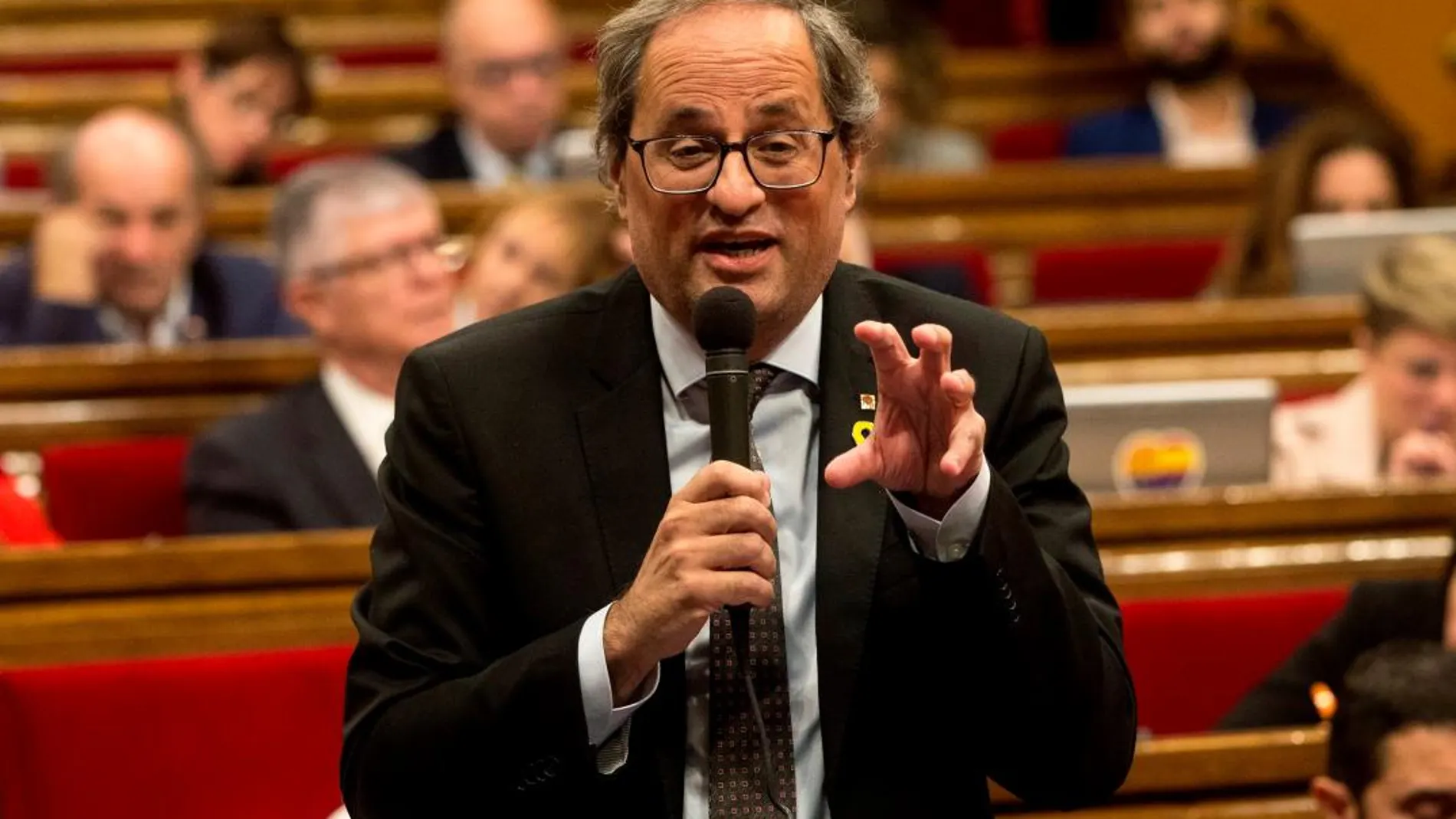 El presidente de la Generalitat, Quim Torra
