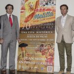 Imagen de Juan Mora, Antonio Ferrera y el empresario Rafael Tejada