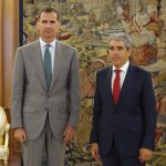 El Rey Felipe recibió en el Palacio de la Zarzuela al portavoz de la antigua CDC y actual Partido Demócrata Catalán, Francesc Homs