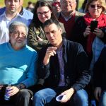 Francisco Toscano y Pedro Sánchez, en Dos Hermanas (Sevilla)