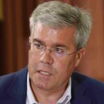 El secretario de Estado de Hacienda, José Enrique Fernández de Moya, en un acto en LA RAZÓN.