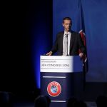 Aleksander Ceferin, en su discurso ante el Congreso de la UEFA