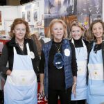 Las voluntarias del puesto de Argentina,