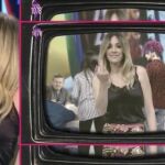 Captura del momento en que Anna Simón hace la peineta en pleno directo