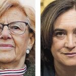 Manuela Carmena y Ada Colau