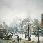«Boulevard Clichy, París», obra de Martí Alsina de 1871