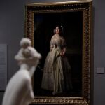 Presentación del cuadro de Federico de Madrazo "Josefa del Águila Ceballos, luego marquesa de Espeja"que Alicia Koplowitz adquirió para donarlo a Museo Nacional del Prado/ Foto: Efe