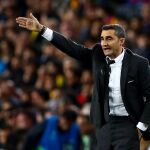 Ernesto Valverde, durante el encuentro ante el Liverpool