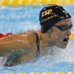 Mireia Belmonte en los los 400 metros combinados